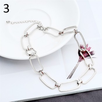 Ingemark Korean Sweet Love Heart Choker Necklace Statement Girlfriend Gift Cute Silver Color Necklace Jewelry Collier Femme 2020